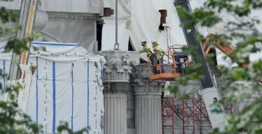 Michigan Central Station Construction
